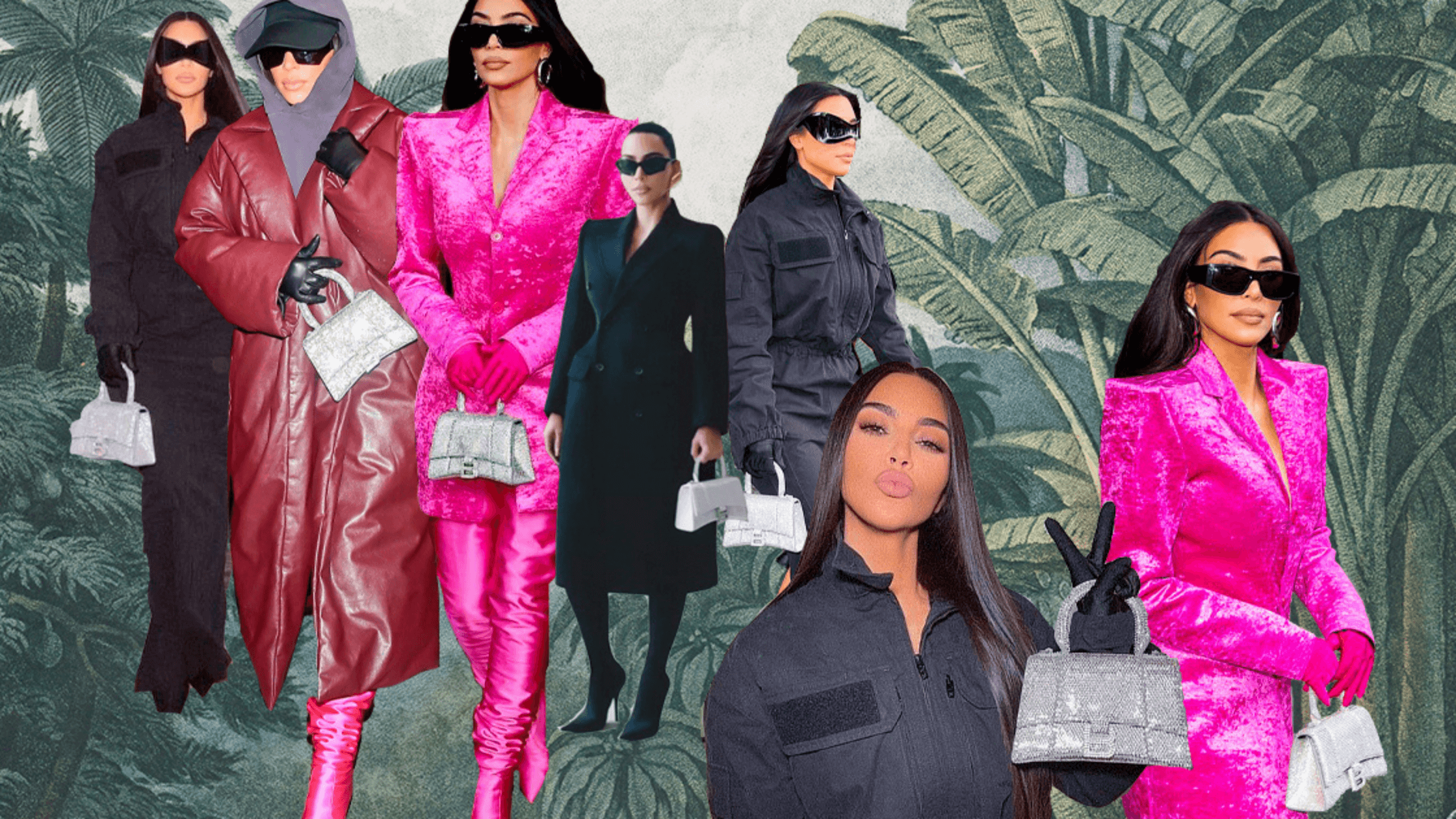 Kim Kardashian's Love For Balenciaga's 'Hourglass' Bag